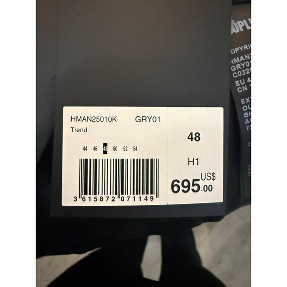 The Kooples Men’s Gray Double-Breasted Wool Blend Overcoat Size FR 46/US 36‎ - Picture 4 of 16